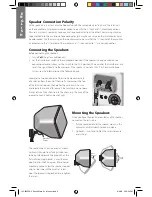 Предварительный просмотр 4 страницы Boston Acoustics SoundWare XL Owner'S Manual