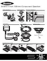 Предварительный просмотр 2 страницы Boston Acoustics SX50 Specifications