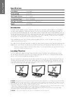 Preview for 4 page of Boston Acoustics TVee One Owner'S Manual