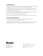 Preview for 8 page of Boston Acoustics Voyager Grand User Manual