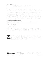 Preview for 8 page of Boston Acoustics Voyager RK5 Owner'S Manual