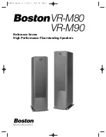 Предварительный просмотр 1 страницы Boston Acoustics VR-M80 Installation Instructions Manual