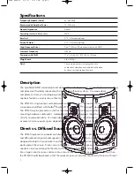 Preview for 2 page of Boston Acoustics VR-MX User Manual