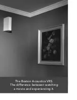 Preview for 2 page of Boston Acoustics VRS User Manual