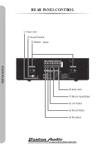 Preview for 8 page of Boston Audio PA-9999II Owner'S Manual