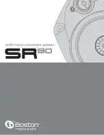 Boston Mobile Audio SR80 Owner'S Manual preview