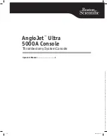 Boston Scientific AnjioJet Ultra 5000A Operator'S Manual предпросмотр