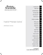 Предварительный просмотр 1 страницы Boston Scientific Freelink SC-5270 Directions For Use Manual