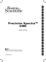 Предварительный просмотр 1 страницы Boston Scientific Precision Spectra OMG SC-9315 Quick Start Manual