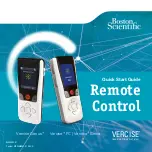 Предварительный просмотр 1 страницы Boston Scientific Vercise Genus Quick Start Manual