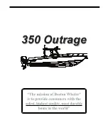 Boston Whaler 350 Outrage Owner'S Manual preview