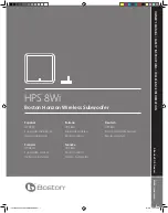 Preview for 1 page of Boston Horizon HPS 8Wi Owner'S Manual