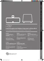 Предварительный просмотр 1 страницы Boston i-DS3 Owner'S Manual