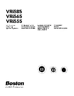 Boston VRi555 Owner'S Manual предпросмотр