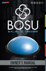 BOSU HOME Balance Trainer Owner'S Manual предпросмотр