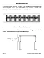 Preview for 6 page of Botanicare SLIDE BENCH Assembly Instructions Manual