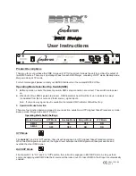 Botex DMX Merger DM-2512R User Instructions предпросмотр