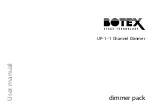 Preview for 1 page of Botex UP-1 User Manual