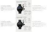 Предварительный просмотр 2 страницы BOTTA design MONDO GMT Setting Instructions