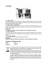 Preview for 11 page of botti BL-138DLR Instruction Manual