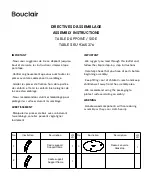 Bouclair 9365376 Assembly Instructions предпросмотр