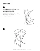 Предварительный просмотр 3 страницы Bouclair 9365376 Assembly Instructions