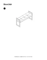 Предварительный просмотр 3 страницы Bouclair 9387752 Assembly Instructions