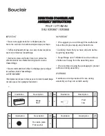 Предварительный просмотр 1 страницы Bouclair 9393667 Assembly Instructions