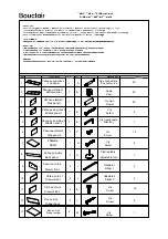 Bouclair 9393832 Assembly Instructions Manual предпросмотр