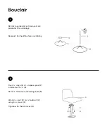 Предварительный просмотр 3 страницы Bouclair 9396686 Assembly Instructions