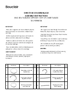 Bouclair 9396834 Assembly Instructions preview