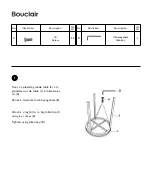 Preview for 2 page of Bouclair 9396834 Assembly Instructions