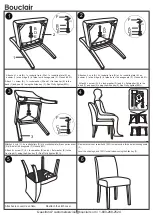 Preview for 2 page of Bouclair 9397387 Assembly Instructions