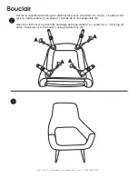 Предварительный просмотр 2 страницы Bouclair 9398675 Assembly Instructions