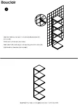 Предварительный просмотр 3 страницы Bouclair 9399411 Assembly Instructions