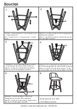 Предварительный просмотр 2 страницы Bouclair 9399424 Assembly Instructions