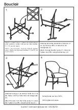 Preview for 2 page of Bouclair 9399425 Assembly Instructions