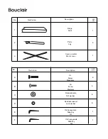 Предварительный просмотр 2 страницы Bouclair 9399430 Assembly Instructions