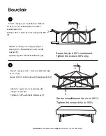 Предварительный просмотр 3 страницы Bouclair 9399430 Assembly Instructions