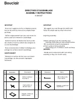 Bouclair 9400347 Assembly Instructions предпросмотр