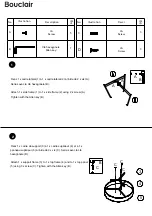 Предварительный просмотр 2 страницы Bouclair 9400449 Assembly Instructions