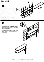 Предварительный просмотр 3 страницы Bouclair 9400451 Assembly Instructions