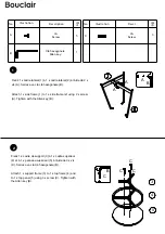 Preview for 2 page of Bouclair 9400452 Assembly Instructions