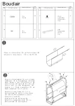 Предварительный просмотр 2 страницы Bouclair 9401778 Assembly Instructions