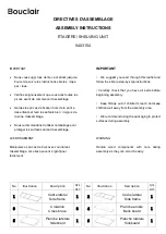 Bouclair 9403154 Assembly Instructions Manual предпросмотр