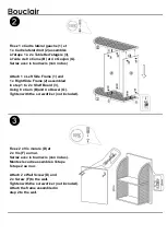 Предварительный просмотр 3 страницы Bouclair 9403340 Assembly Instructions