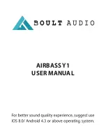 Preview for 1 page of Boult Audio AIRBASS Y1 User Manual