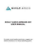 Предварительный просмотр 1 страницы Boult Audio AIRBASS ZX1 User Manual