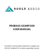 Boult Audio PROBASS GEARPODS User Manual предпросмотр