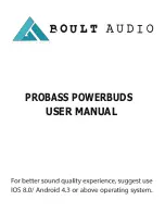 Boult Audio PROBASS POWERBUDS User Manual предпросмотр